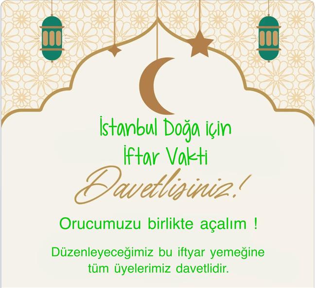 İSTANBUL DOĞA İÇİN İFTAR VAKTİ