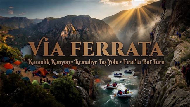 VİA FERRATA & TAŞ YOLU KARANLIK KANYON & BOT TURU